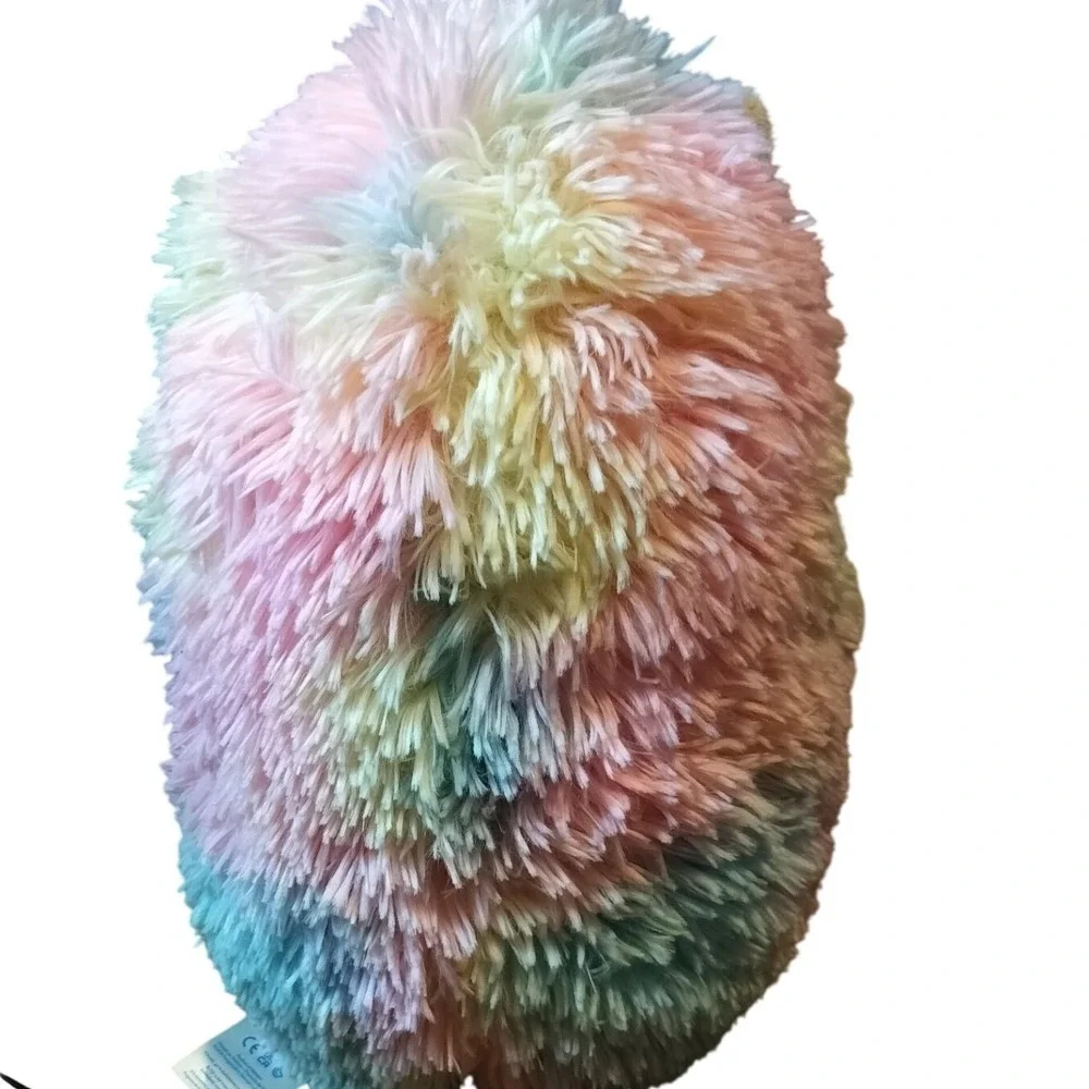 Build-A-Bear Cool‎ Quills Hedgehog 16 in Embroidered Pink Cheeks, Tie Dye Fur